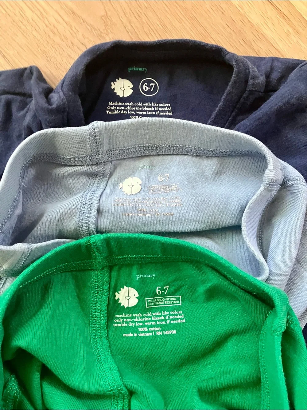 Primary Shorts and Short Sleeve Pajama bundle